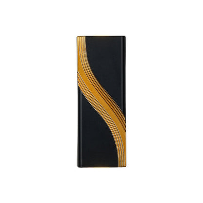 Modern Minimalist PC Aluminum Textured Rectangle LED Wall Sconce Lamp For Outdoor