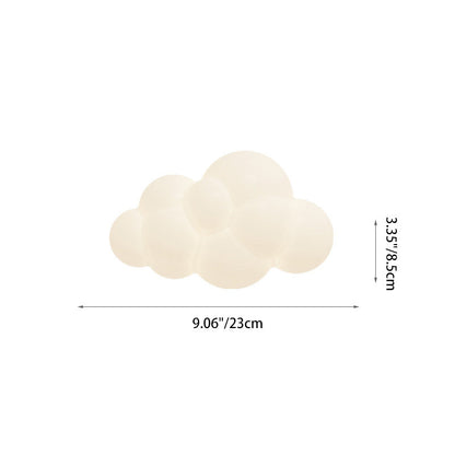 Contemporary Creative PE Iron Cloud-Shaped LED Wall Sconce Lamp For Bedroom & Living Room