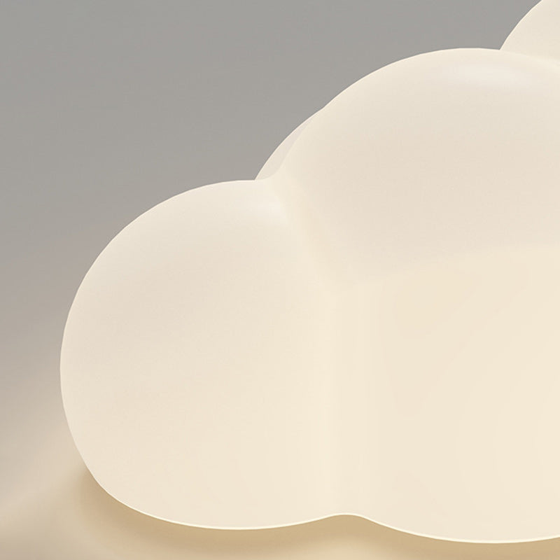 Contemporary Creative PE Iron Cloud-Shaped LED Wall Sconce Lamp For Bedroom & Living Room