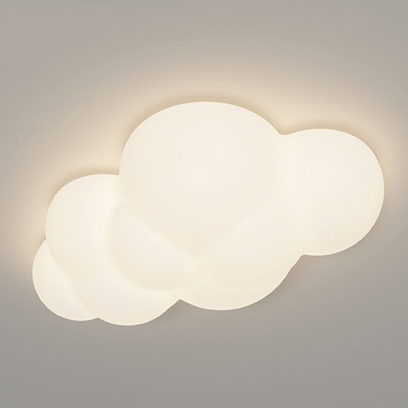 Contemporary Creative PE Iron Cloud-Shaped LED Wall Sconce Lamp For Bedroom & Living Room