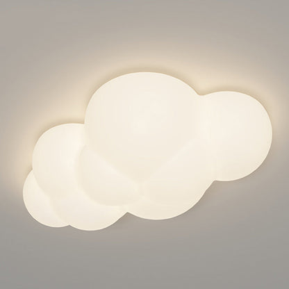 Contemporary Creative PE Iron Cloud-Shaped LED Wall Sconce Lamp For Bedroom & Living Room