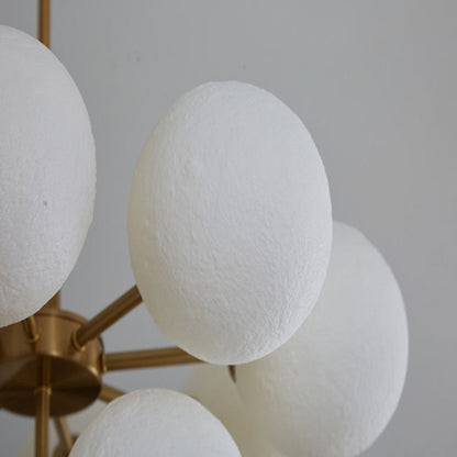 Contemporary Scandinavian PLA Iron Planet Round 5/13-Light Chandelier For Bedroom & Living