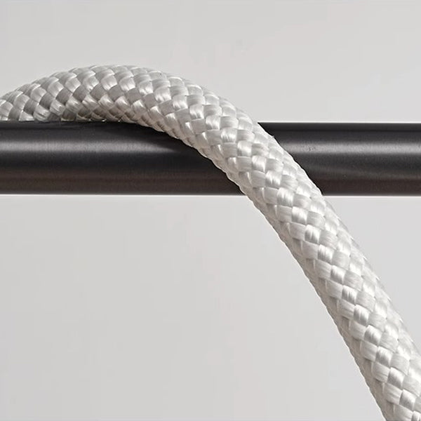 Contemporary Creative Braided Silicone Copper Curved Linear LED Chandelier Island Light For Dining Room