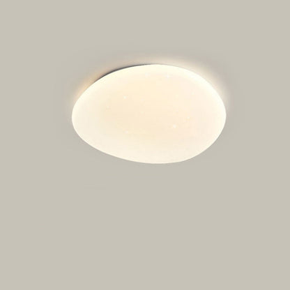 مصباح سقف LED عصري بسيط مصنوع من المعدن الأكريليك على شكل حصاة، مناسب لغرفة النوم