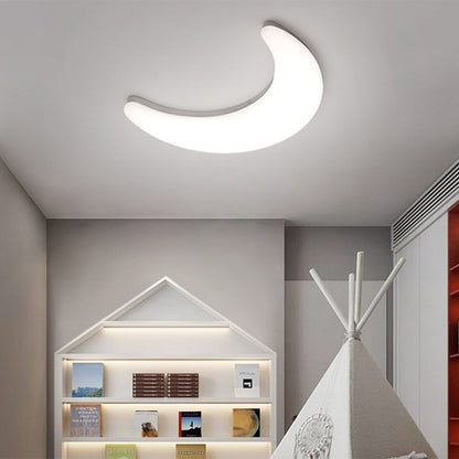 Modern Minimalist Acrylic Brass Crescent-Shaped LED Wall Sconce Lamp For Bedroom