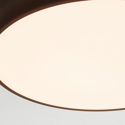 Traditional Chinese Acrylic Iron Globe-Shaped Round LED Flush Mount Ceiling Light For Bedroom