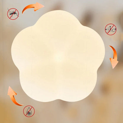 Contemporary Creative PE Rubber Wood Iron Cotton Cloud Round 1-Light Pendant Light For Bedroom