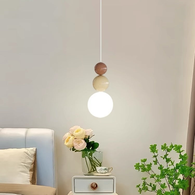مصباح LED دائري معدني فرنسي تقليدي لغرفة النوم