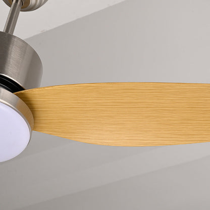 寝室用 北欧風 アイアン ABS アクリル ラウンド LED セミフラッシュマウント シーリングファンライト