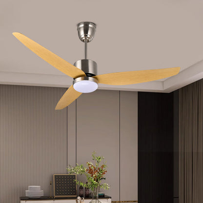 寝室用 北欧風 アイアン ABS アクリル ラウンド LED セミフラッシュマウント シーリングファンライト