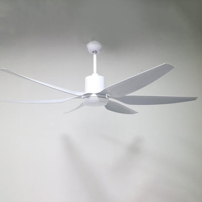 現代工業用ABSアクリル銅円筒形ラウンドLEDセミフラッシュマウントシーリングファンライトリビングルーム用