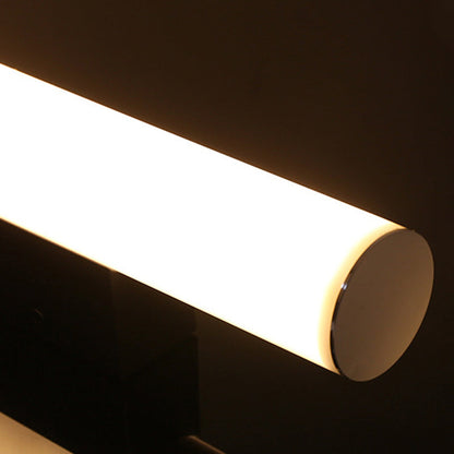 Modern Minimalist Acrylic Aluminum Cylindrical Strip LED Wall Sconce Lamp For Outdoor