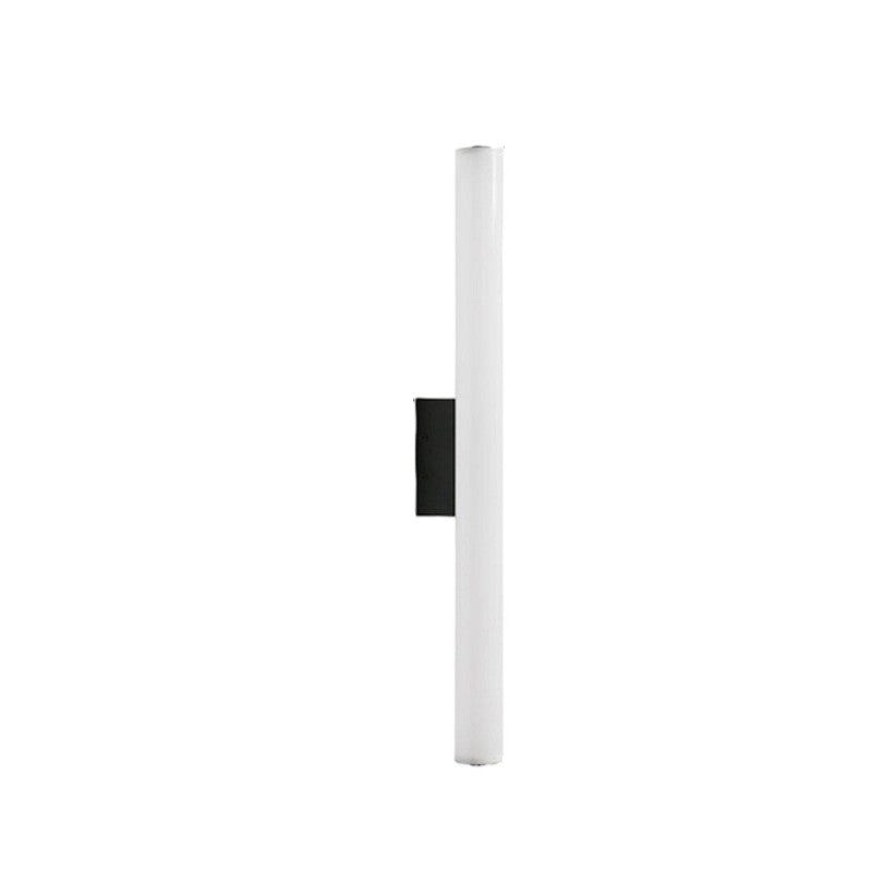 Modern Minimalist Acrylic Aluminum Cylindrical Strip LED Wall Sconce Lamp For Outdoor