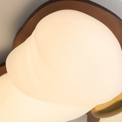 Traditional Chinese PE Iron Butterfly LED Flush Mount Ceiling Light For Bedroom