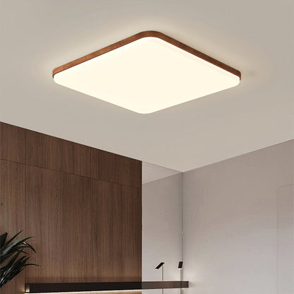 Traditional Chinese Acrylic Iron Cloud Round Square Triangle LED Flush Mount Ceiling Light For Bedroom