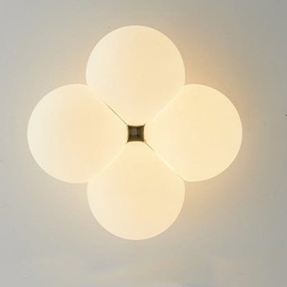 Modern Minimalist PVC Metal Cloud-Shaped LED Flush Mount Ceiling Light For Bedroom