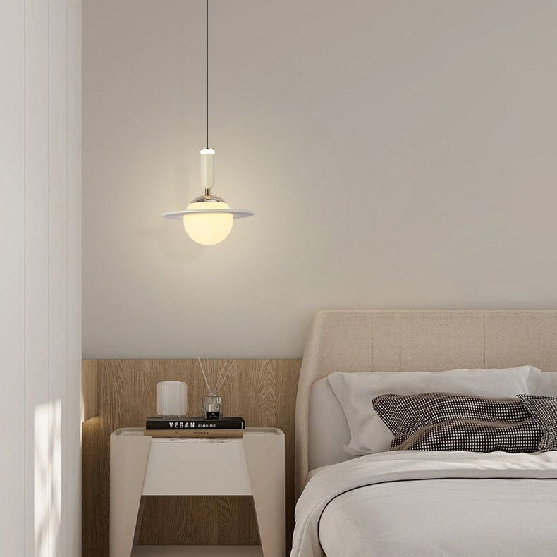 مصباح LED أسطواني الشكل من الأكريليك والألومنيوم بتصميم معاصر ومبتكر لغرفة النوم