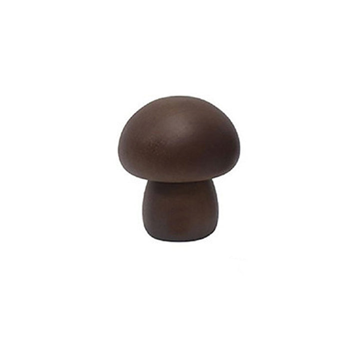 Contemporary Creative Wood Mushroom Round LED Table Lamp For Bedroom