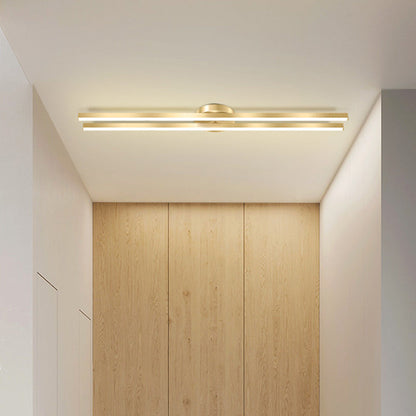 مصباح سقف LED شبه مسطح بتصميم هندسي من الأكريليك مصنوع من الحديد والألومنيوم بتصميم عصري بسيط للممر