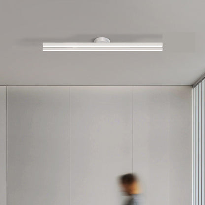 مصباح سقف LED شبه مسطح بتصميم هندسي من الأكريليك مصنوع من الحديد والألومنيوم بتصميم عصري بسيط للممر