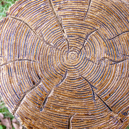 Contemporary Creative Fiberglass Resin Tree Stump 1-Light Outdoor Light Landscape Lighting For Garden & Patio