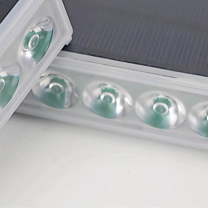 Modern Minimalist Solar Waterproof ABS PC Rectangular LED Outdoor Step Light Ideal For Garden And Outdoor Patio