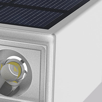 Modern Minimalist Solar Waterproof ABS PC Rectangular LED Outdoor Step Light Ideal For Garden And Outdoor Patio