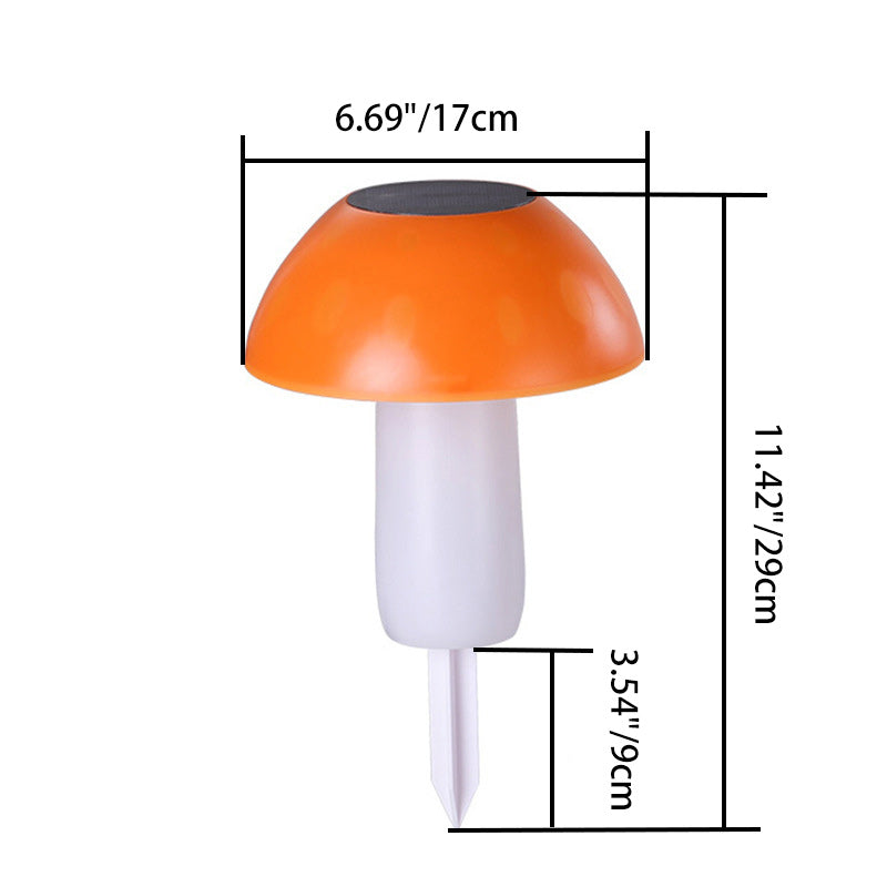 Contemporary Creative Solar Waterproof ABS PC Mushroom LED Outdoor Light Landscape Lighting For Garden