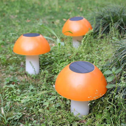 Contemporary Creative Solar Waterproof ABS PC Mushroom LED Outdoor Light Landscape Lighting For Garden
