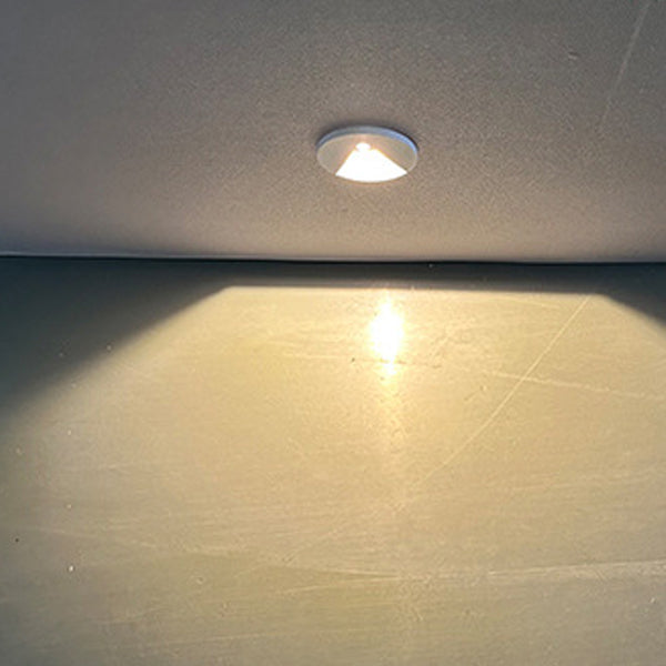 Modern Minimalist Aluminum Round Recessed LED Wall Sconce Lamp For Hallways