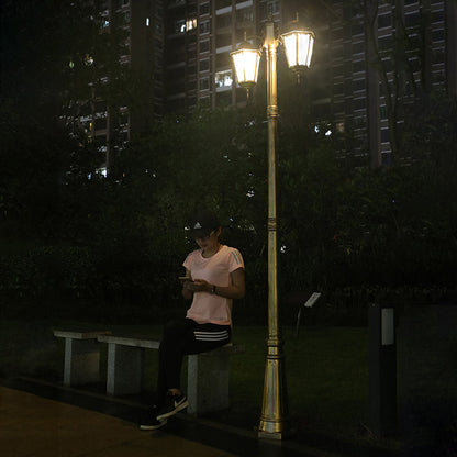 Traditional European Waterproof Aluminum Glass Lantern-Style 2/3-Light Outdoor Light Landscape Lighting For Garden & Outdoor Patio