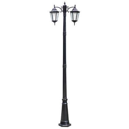 Traditional European Waterproof Aluminum Glass Lantern-Style 2/3-Light Outdoor Light Landscape Lighting For Garden & Outdoor Patio