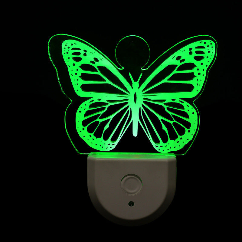 مصباح حائط LED بتصميم شجرة عيد الميلاد الكرتونية من الأكريليك المعاصر الإبداعي لغرفة النوم