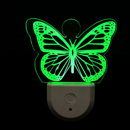 مصباح حائط LED بتصميم شجرة عيد الميلاد الكرتونية من الأكريليك المعاصر الإبداعي لغرفة النوم