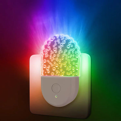 مصباح حائط LED بتصميم شجرة عيد الميلاد الكرتونية من الأكريليك المعاصر الإبداعي لغرفة النوم