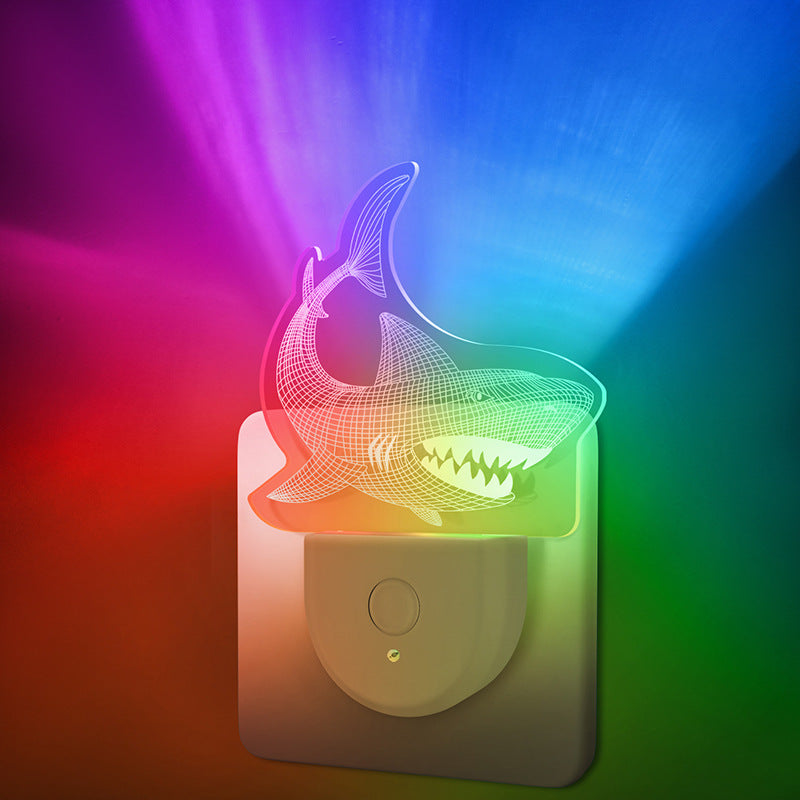 مصباح حائط LED بتصميم شجرة عيد الميلاد الكرتونية من الأكريليك المعاصر الإبداعي لغرفة النوم