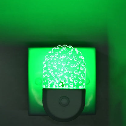 مصباح حائط LED بتصميم شجرة عيد الميلاد الكرتونية من الأكريليك المعاصر الإبداعي لغرفة النوم