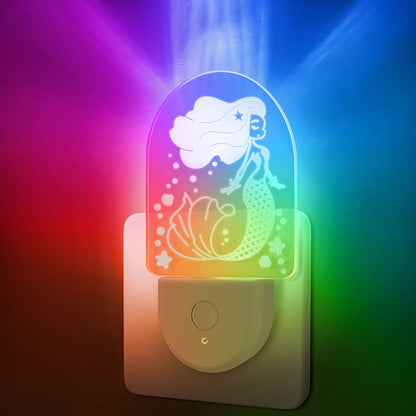 مصباح حائط LED بتصميم شجرة عيد الميلاد الكرتونية من الأكريليك المعاصر الإبداعي لغرفة النوم