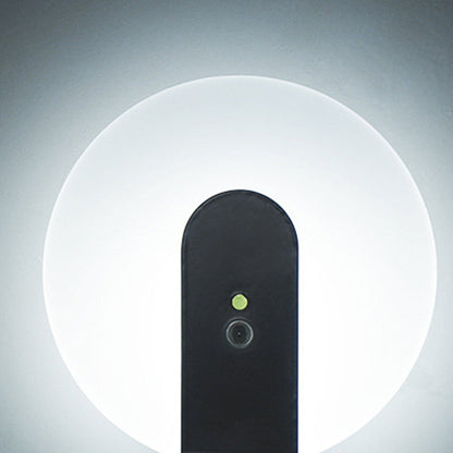 Modern Minimalist Iron & ABS Round LED Motion Sensor Wall Sconce Lamp Night Light For Bedroom & Hallway