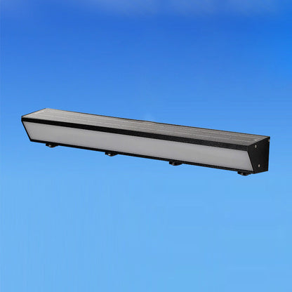 Modern Minimalist Solar Waterproof Motion Sensor Acrylic Aluminum & Stainless Steel Rectangular LED Wall Sconce Lamp For Outdoor Patio