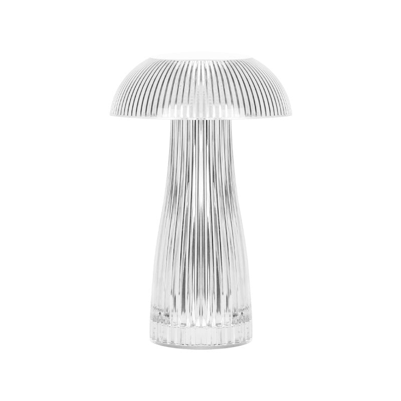 Contemporary Creative Rechargeable Acrylic Jellyfish Cordless LED Table Lamp Night Light For Bedroom