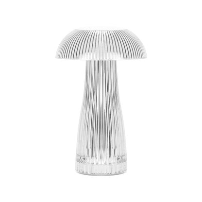 Contemporary Creative Rechargeable Acrylic Jellyfish Cordless LED Table Lamp Night Light For Bedroom