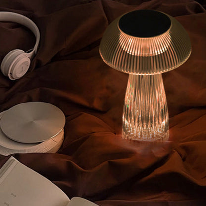 Contemporary Creative Rechargeable Acrylic Jellyfish Cordless LED Table Lamp Night Light For Bedroom