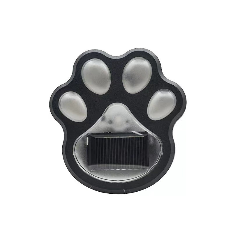 Contemporary Creative Solar Waterproof PP & PS Cat Paw LED Outdoor Light Landscape Lighting For Garden & Outdoor Patio
