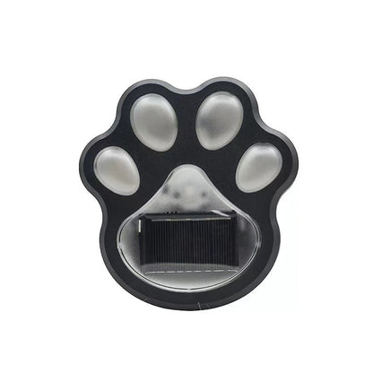 Contemporary Creative Solar Waterproof PP & PS Cat Paw LED Outdoor Light Landscape Lighting For Garden & Outdoor Patio