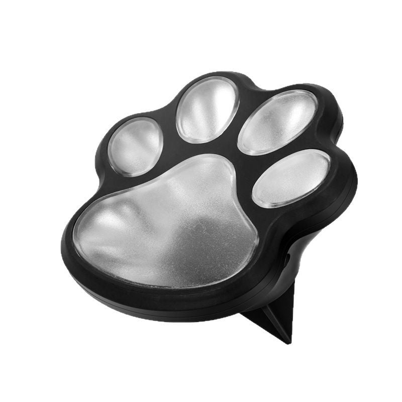 Contemporary Creative Solar Waterproof PP & PS Cat Paw LED Outdoor Light Landscape Lighting For Garden & Outdoor Patio
