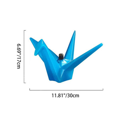 Contemporary Creative Waterproof PS Origami Crane LED Outdoor Light Landscape Lighting For Garden & Outdoor Patio