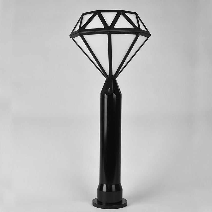 Contemporary Creative Solar Waterproof Aluminum & PC Diamond LED Outdoor Light Landscape Lighting For Garden & Outdoor Patio