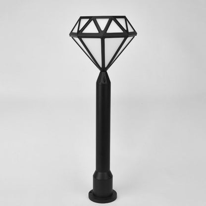 Contemporary Creative Solar Waterproof Aluminum & PC Diamond LED Outdoor Light Landscape Lighting For Garden & Outdoor Patio
