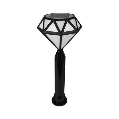 Contemporary Creative Solar Waterproof Aluminum & PC Diamond LED Outdoor Light Landscape Lighting For Garden & Outdoor Patio